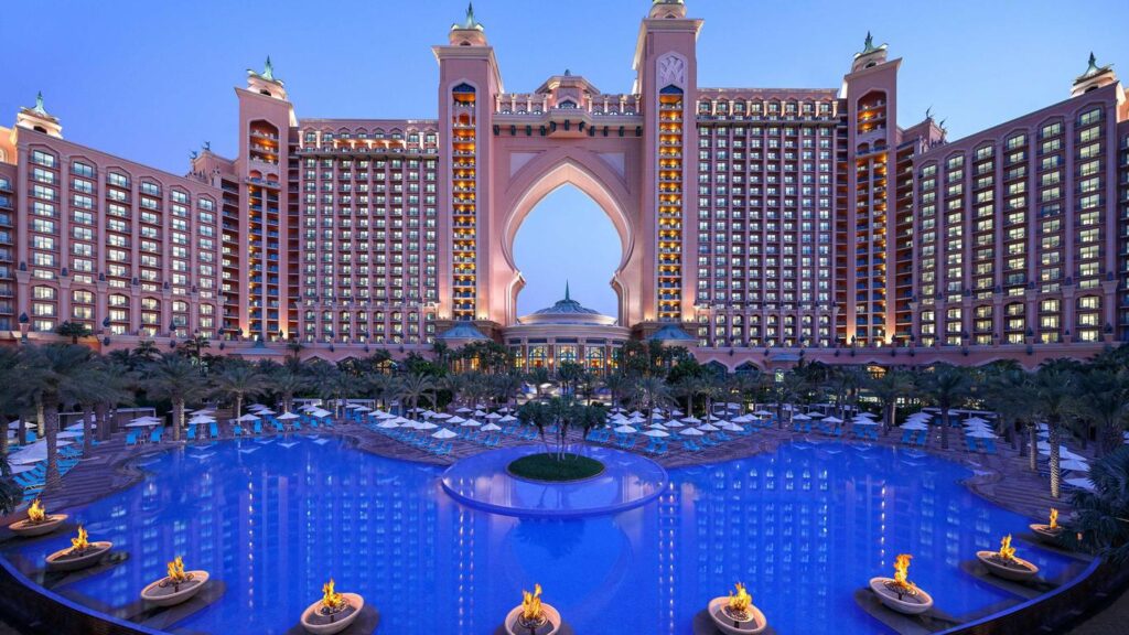 DUBAI PACKAGE.YUSAFIR TRAVELS.UAE.ATLANTIS